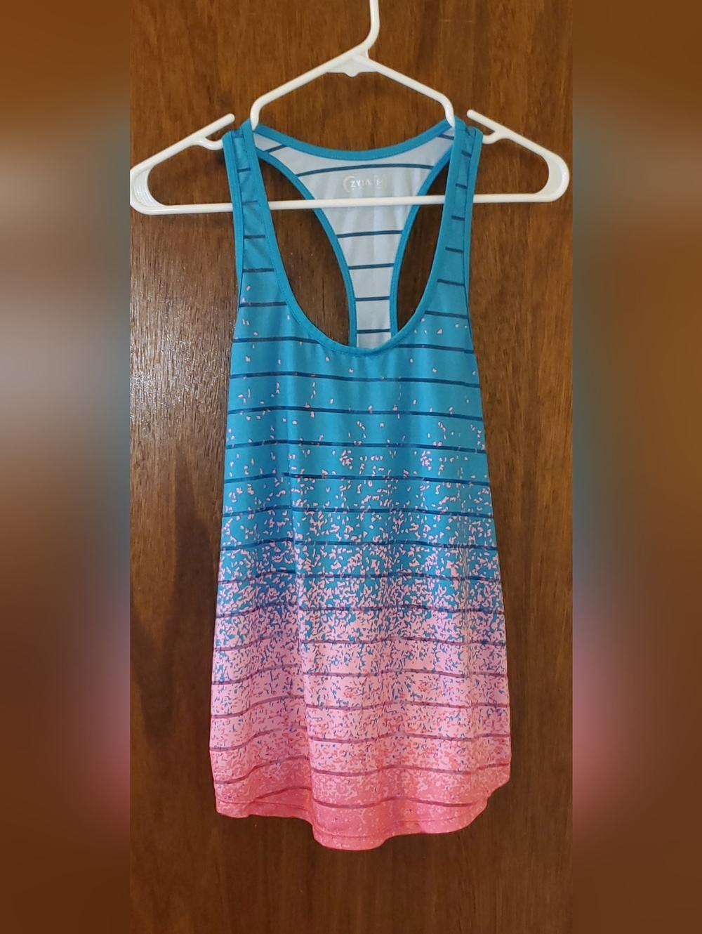 Zyia Active Pink Embers Havana Tank Top Sz Medium - Picture 2 of 4